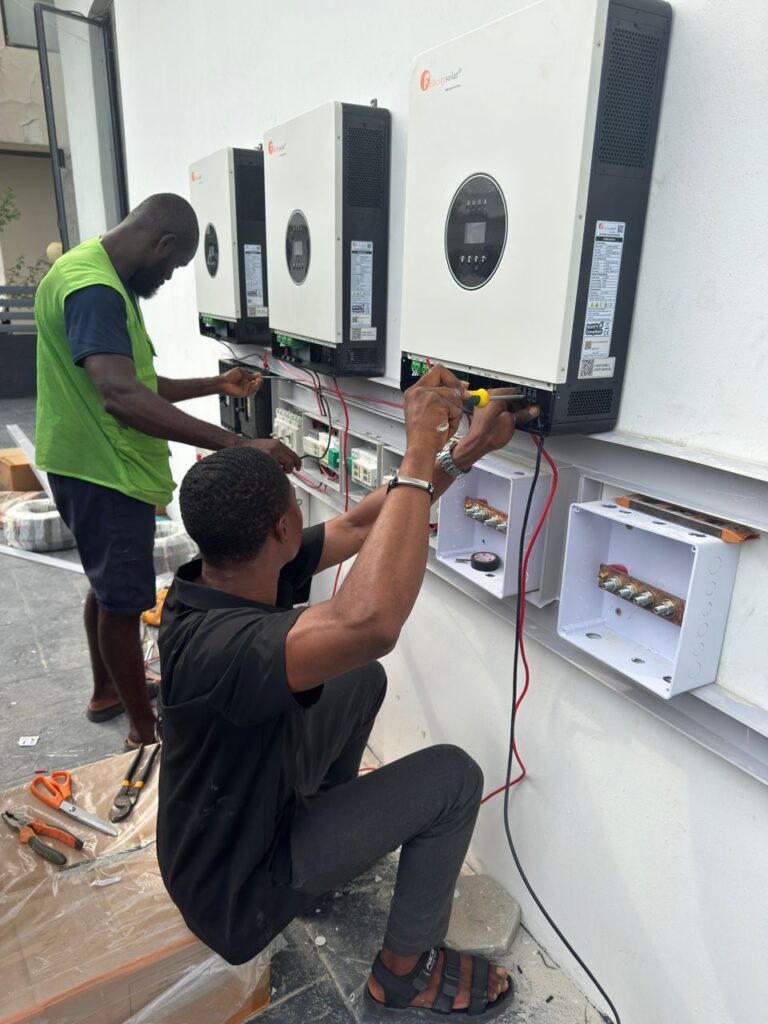 batteries installion